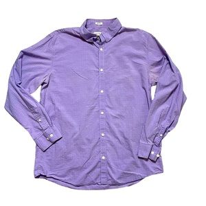 Calvin Klein Purple Long Sleeve Button Down